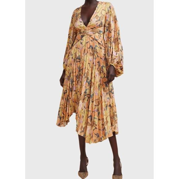 NWT Acler Palms Dress Kaleidoscope Floral - Picture 2 of 9